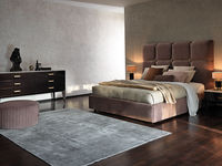 notte-1 FLORENCE BED & COBRA POUFFE & DANTE NIGHTSTAND