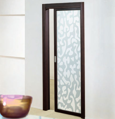 SLIM R1 TINTA WENGE GLASS ACIDATO, DECOR AFRICA