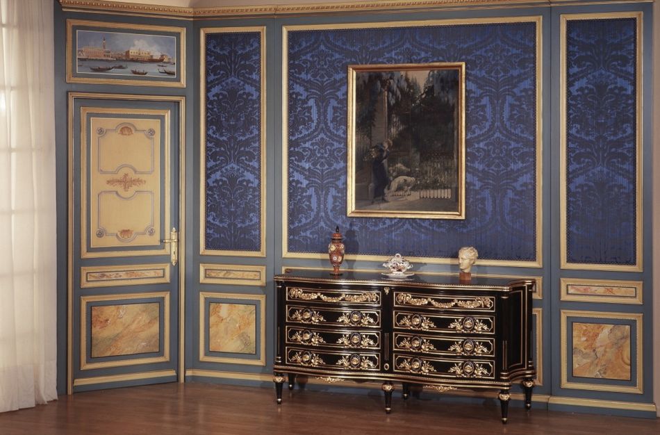 mod 100 double chest of drawers -boiserie salone 2004.jpg
