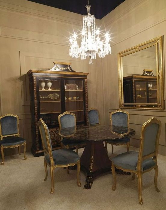 77_ZANABONI_W005_round table marble top+S153+W005